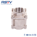 Stainless Steel 3PC NPT BSPP BSPT Check Valve